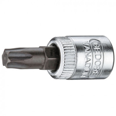 6190780 ITX 20 T10 Головка торцевая с отверточной вставкой 1/4" T10 GEDORE