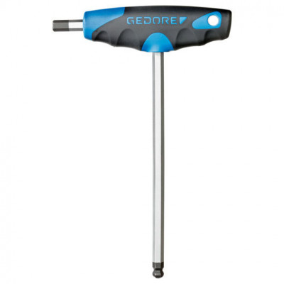 2507471 DT 2142 10 Отвертка с изогнутым рабочим концом и 2C-Τ-образной рукояткой 10 мм GEDORE