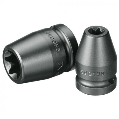 6223620 TX K 19 E18 Головка торцевая ударная 1/2" E18 GEDORE 6223620 TX K 19 E18 Головка торцевая ударная 1/2" E18 GEDORE